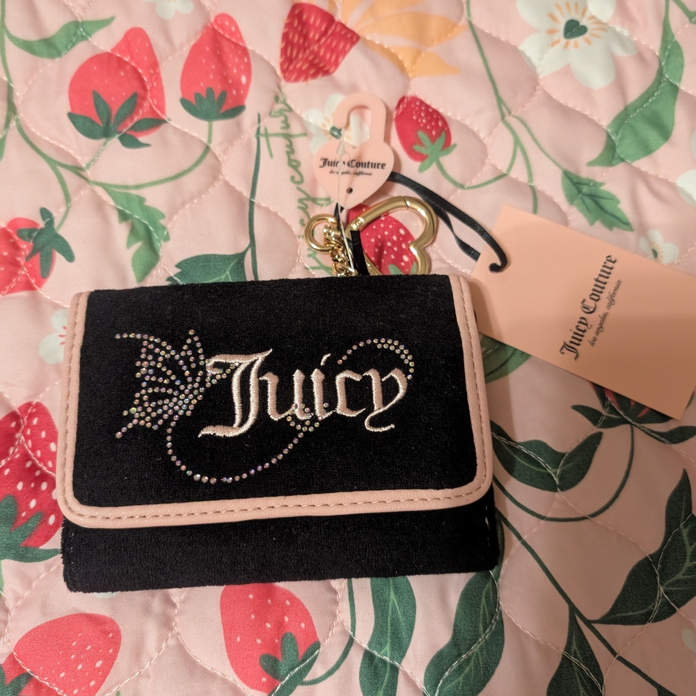 NWT Juicy Couture Wing It Trifold Wallet
